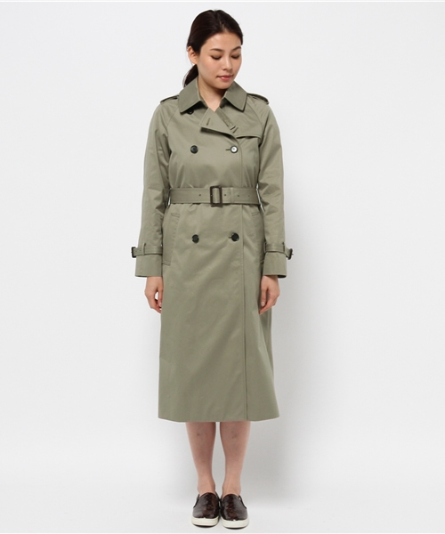 ivory court（アイボリーコート）の「コウミツド シャンブレートレンチ◆（トレンチコート・レディース・カーキ/ベージュ・36/40/38）」の14枚目の写真