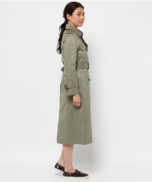 ivory court（アイボリーコート）の「コウミツド シャンブレートレンチ◆（トレンチコート・レディース・カーキ/ベージュ・36/40/38）」の15枚目の写真