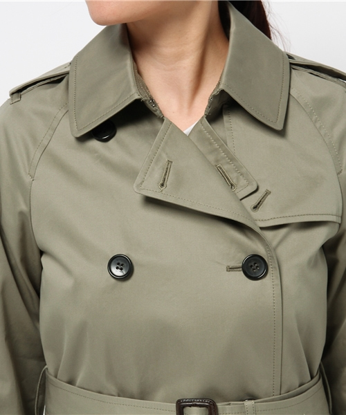 ivory court（アイボリーコート）の「コウミツド シャンブレートレンチ◆（トレンチコート・レディース・カーキ/ベージュ・36/40/38）」の9枚目の写真