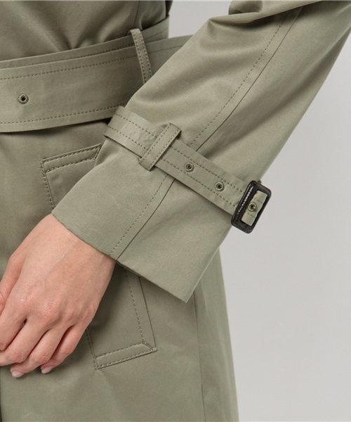 ivory court（アイボリーコート）の「コウミツド シャンブレートレンチ◆（トレンチコート・レディース・カーキ/ベージュ・36/40/38）」の10枚目の写真