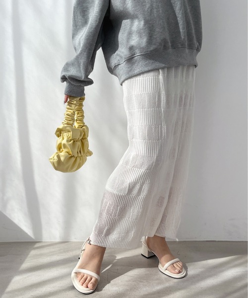 Olu.（オルドット）の「ミニギャザーバッグ（ハンドバッグ・レディース・ホワイト/パープル/シルバー/イエロー・FREE）」の13枚目の写真