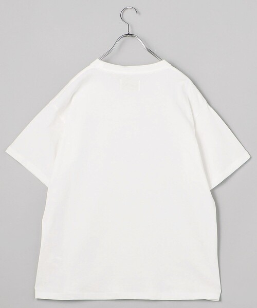 WESTOVERALLS(ウエストオーバーオールズ)の「WESTOVERALLS/ウエストオーバーオールズ WESTS BOX LOGO T-SHIRT/ウエスト ボックスロゴTシャツ(Tシャツ/カットソー・メンズ・ネイビー/レッド・フリ-)」の9枚目の写真
