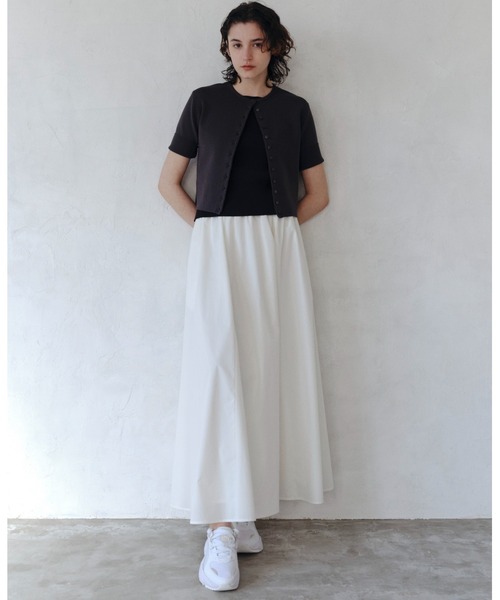 emmi(エミ)の「eco バックシャンニットキャミトップス(キャミソール・レディース・ブラック/イエロー/オレンジ・FREE)」の7枚目の写真