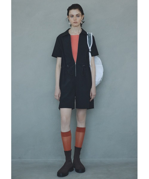 emmi(エミ)の「eco バックシャンニットキャミトップス(キャミソール・レディース・ブラック/イエロー/オレンジ・FREE)」の21枚目の写真