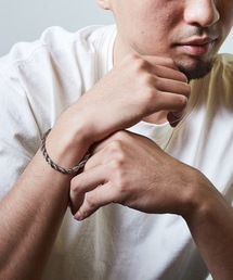 AKEL（アケル）の「【AKEL】アケル/ツイストチェーンブレスレット/ 金属アレルギー対応(サージカルステンレス)（ブレスレット）」