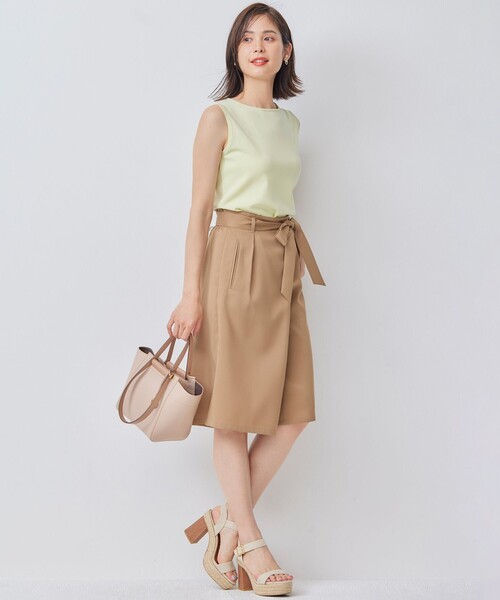 【セール】【WEB限定カラーあり】ニットタンクトップ（タンクトップ）｜組曲（クミキョク）