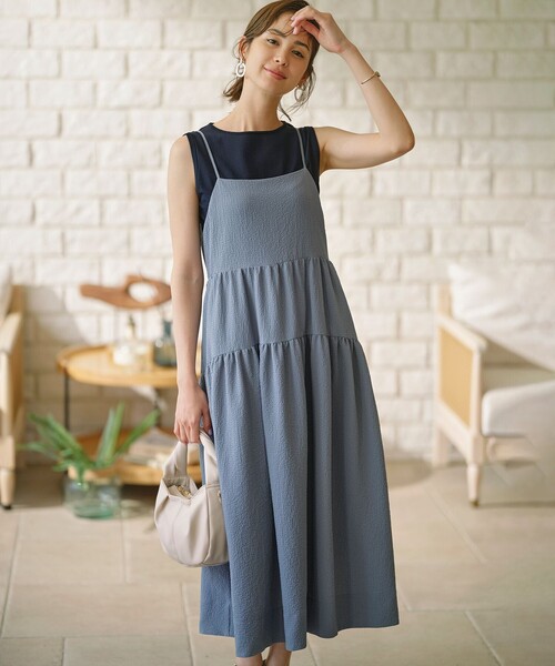 【セール】【WEB限定カラーあり】ニットタンクトップ（タンクトップ）｜組曲（クミキョク）