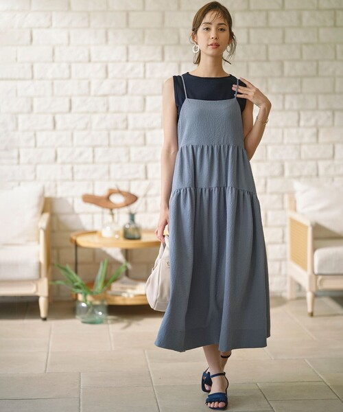 【セール】【WEB限定カラーあり】ニットタンクトップ（タンクトップ）｜組曲（クミキョク）