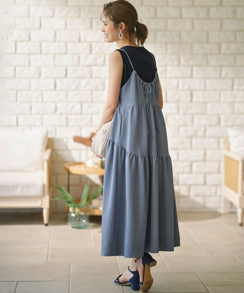 【セール】【WEB限定カラーあり】ニットタンクトップ（タンクトップ）｜組曲（クミキョク）