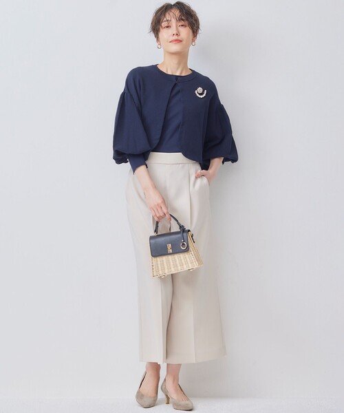 【セール】【WEB限定カラーあり】ニットタンクトップ（タンクトップ）｜組曲（クミキョク）