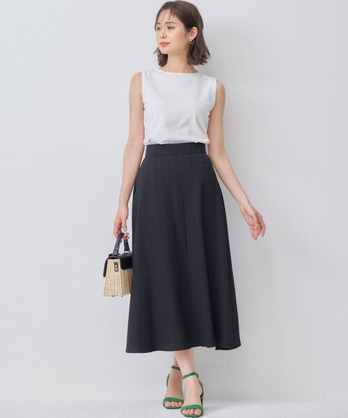 【セール】【WEB限定カラーあり】ニットタンクトップ（タンクトップ）｜組曲（クミキョク）