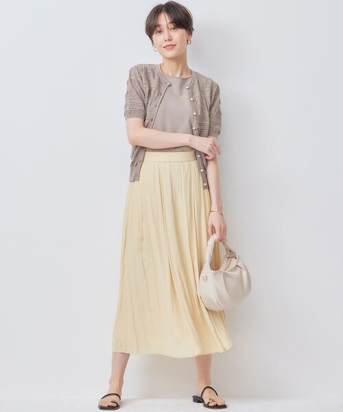 【セール】【WEB限定カラーあり】ニットタンクトップ（タンクトップ）｜組曲（クミキョク）