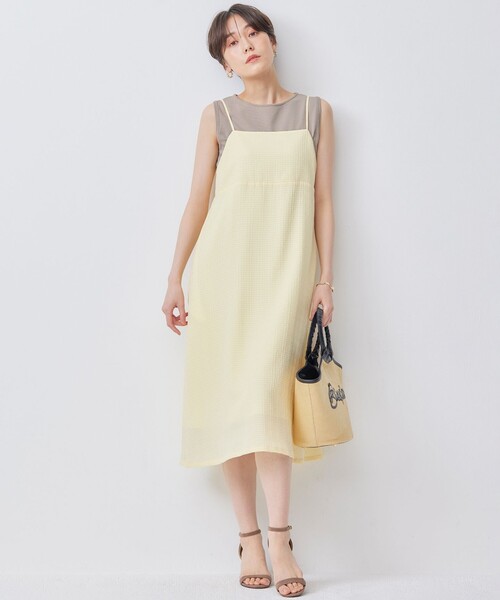 【セール】【WEB限定カラーあり】ニットタンクトップ（タンクトップ）｜組曲（クミキョク）