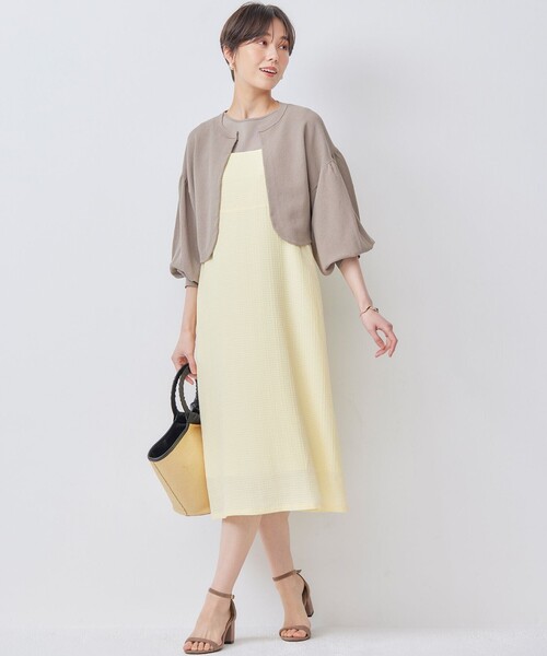 【セール】【WEB限定カラーあり】ニットタンクトップ（タンクトップ）｜組曲（クミキョク）