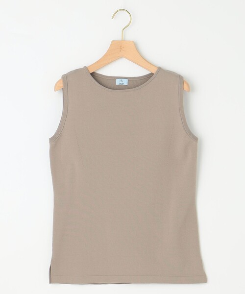 【セール】【WEB限定カラーあり】ニットタンクトップ（タンクトップ）｜組曲（クミキョク）