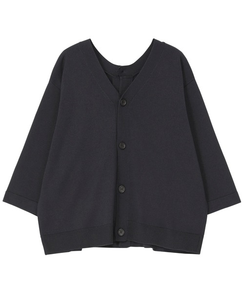 ZUCCa（ズッカ）の「ハイストレッチコットン / ニットカーディガン / (O)（カーディガン/ボレロ・レディース・ネイビー/ホワイト/ブルー・M size）」の13枚目の写真