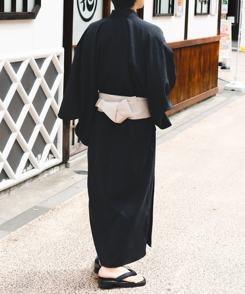 epnok（エプノック）の「浴衣2点セット【浴衣＋帯】（浴衣・メンズ・ライトグレー/ブルー/ブラック/ブラウン・SMALL/MEDIUM/LARGE）」の11枚目の写真