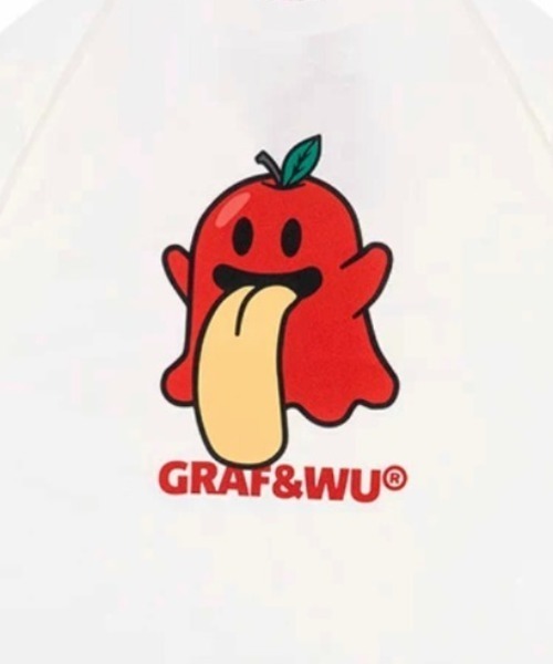GRAF&WU(グラフアンドユー)の「『GRAF&WU/グラフアンドウー』キャラゴーストTEE 【CN】(Tシャツ/カットソー・レディース・C/パープル/ブラック系1/A・XL)」の5枚目の写真