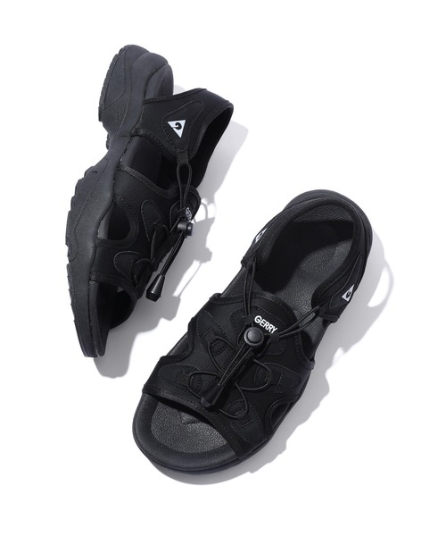 GERRY（ジェリー）の「【GERRY/ジェリー別注】アジャストスピンドルスニーカーサンダル/リンクコーデ（サンダル・レディース・ブラック/キナリ・22.5cm/23.5cm/24.5cm）」の5枚目の写真