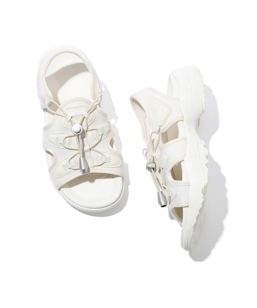 GERRY（ジェリー）の「【GERRY/ジェリー別注】アジャストスピンドルスニーカーサンダル/リンクコーデ（サンダル・レディース・ブラック/キナリ・22.5cm/23.5cm/24.5cm）」の6枚目の写真