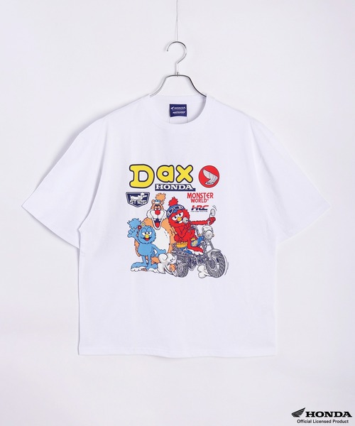 WESTSEA(ウエストシー)の「Honda × MONSTER WORLD 半袖 クルーTシャツ(Tシャツ/カットソー・メンズ・ブラック系その他/ネイビー系/ブラック/ネイビー/ホワイト/ホワイト系その他・M/L)」の7枚目の写真