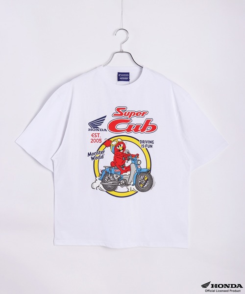 WESTSEA(ウエストシー)の「Honda × MONSTER WORLD 半袖 クルーTシャツ(Tシャツ/カットソー・メンズ・ブラック系その他/ネイビー系/ブラック/ネイビー/ホワイト/ホワイト系その他・M/L)」の11枚目の写真