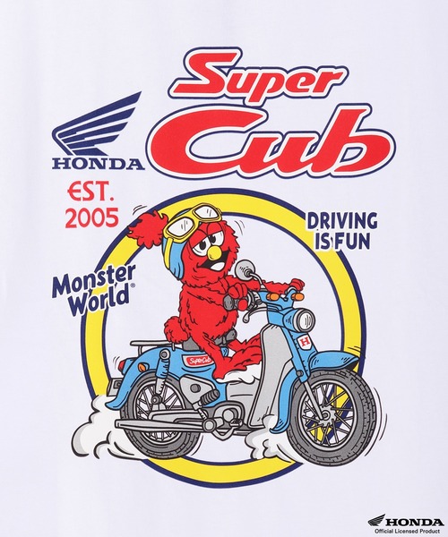 WESTSEA(ウエストシー)の「Honda × MONSTER WORLD 半袖 クルーTシャツ(Tシャツ/カットソー・メンズ・ブラック系その他/ネイビー系/ブラック/ネイビー/ホワイト/ホワイト系その他・M/L)」の14枚目の写真