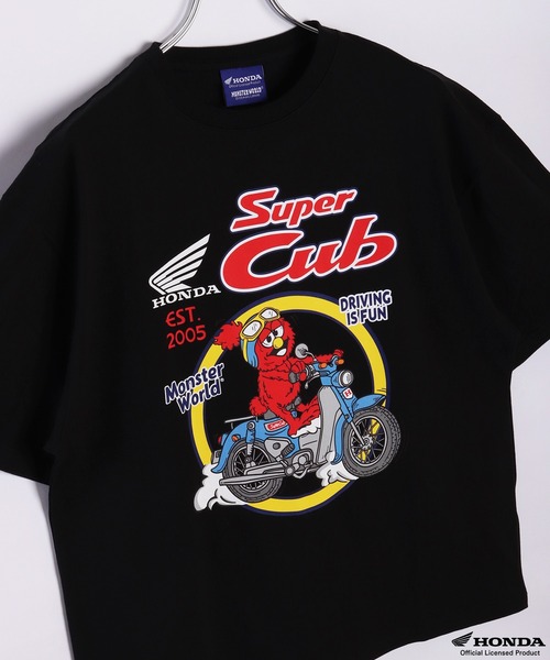 WESTSEA(ウエストシー)の「Honda × MONSTER WORLD 半袖 クルーTシャツ(Tシャツ/カットソー・メンズ・ブラック系その他/ネイビー系/ブラック/ネイビー/ホワイト/ホワイト系その他・M/L)」の20枚目の写真