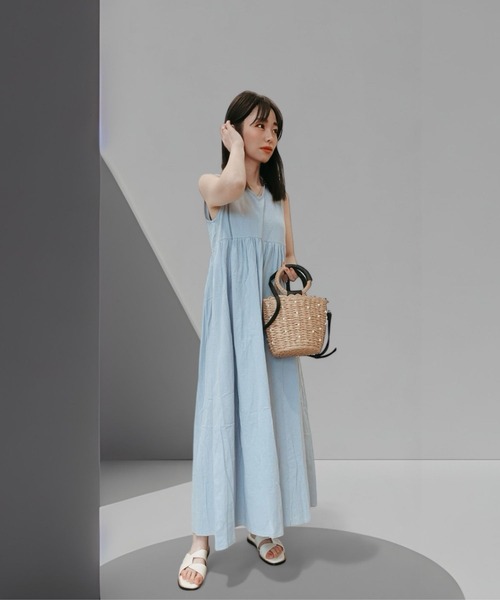 Sugar Sugar（シュガーシュガー）の「【SUGAR SUGAR シュガーシュガー】スクエアツイストフラットサンダル（9001）（サンダル・レディース・ブラック/アイボリー/キャメル・LL/S/M/L）」の4枚目の写真