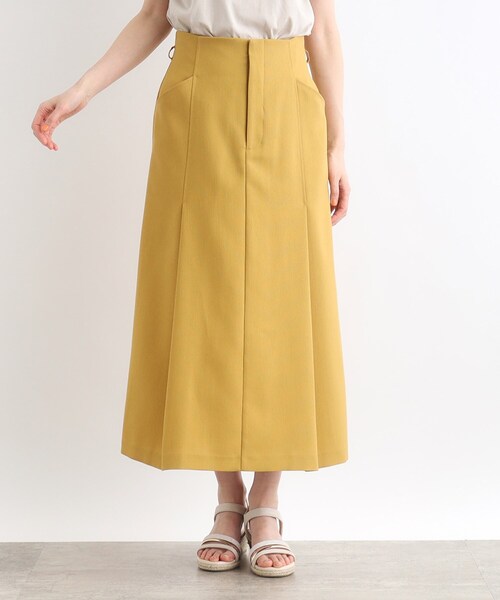 grove（グローブ）の「◆麻調タックAラインスカート（スカート・レディース・ブラウン系/ブラック/こしょう色系・02/01/05/04/03）」の20枚目の写真