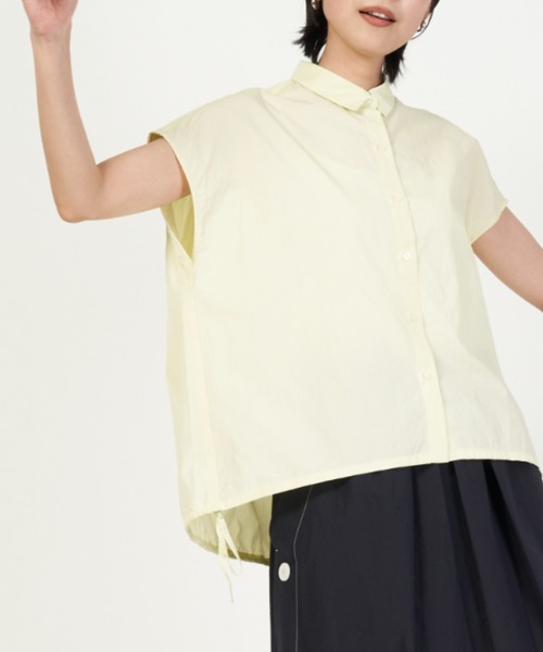 nicholson and nicholson（ニコルソンアンドニコルソン）の「TENDER-W（シャツ/ブラウス・レディース・ネイビー/イエロー・38）」の2枚目の写真
