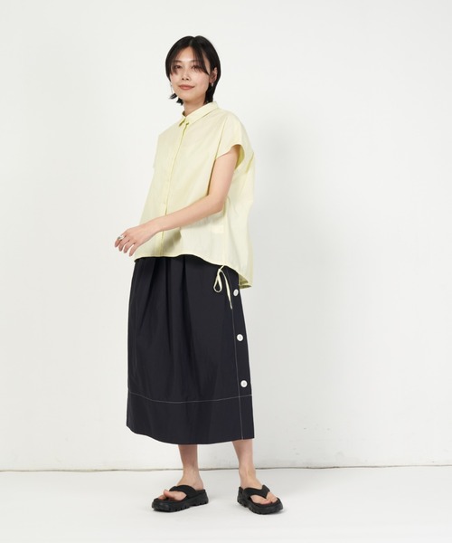 nicholson and nicholson（ニコルソンアンドニコルソン）の「TENDER-W（シャツ/ブラウス・レディース・ネイビー/イエロー・38）」の6枚目の写真