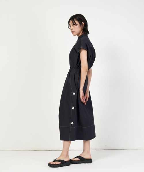 nicholson and nicholson（ニコルソンアンドニコルソン）の「TENDER-W（シャツ/ブラウス・レディース・ネイビー/イエロー・38）」の8枚目の写真