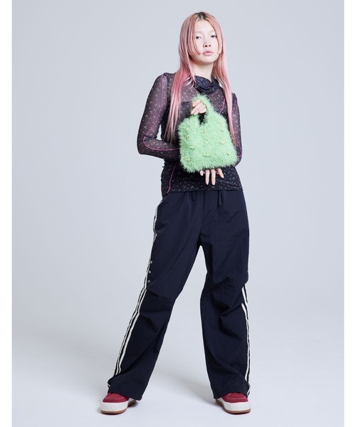 Little sunny bite（リトルサニーバイト）の「/Little Sunny Bite/knitting bag（ハンドバッグ・レディース・グリーン/ピンク/ブルー・FREE）」の4枚目の写真