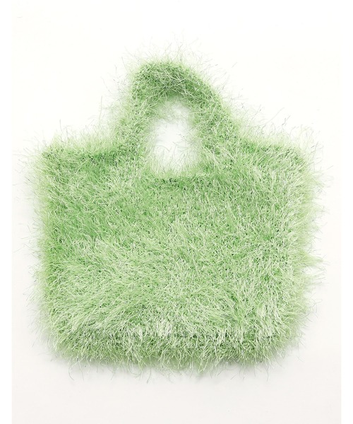 Little sunny bite（リトルサニーバイト）の「/Little Sunny Bite/knitting bag（ハンドバッグ・レディース・グリーン/ピンク/ブルー・FREE）」の6枚目の写真