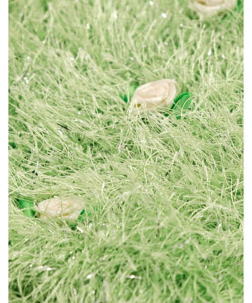 Little sunny bite（リトルサニーバイト）の「/Little Sunny Bite/knitting bag（ハンドバッグ・レディース・グリーン/ピンク/ブルー・FREE）」の8枚目の写真