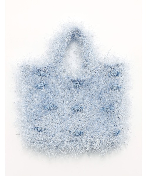 Little sunny bite（リトルサニーバイト）の「/Little Sunny Bite/knitting bag（ハンドバッグ・レディース・グリーン/ピンク/ブルー・FREE）」の14枚目の写真