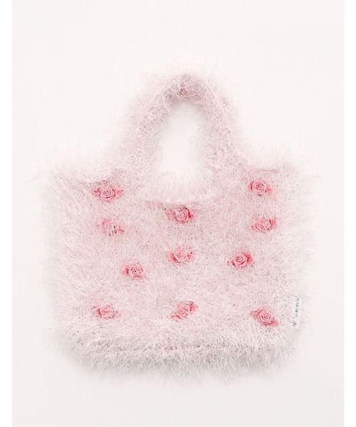 Little sunny bite（リトルサニーバイト）の「/Little Sunny Bite/knitting bag（ハンドバッグ・レディース・グリーン/ピンク/ブルー・FREE）」の22枚目の写真