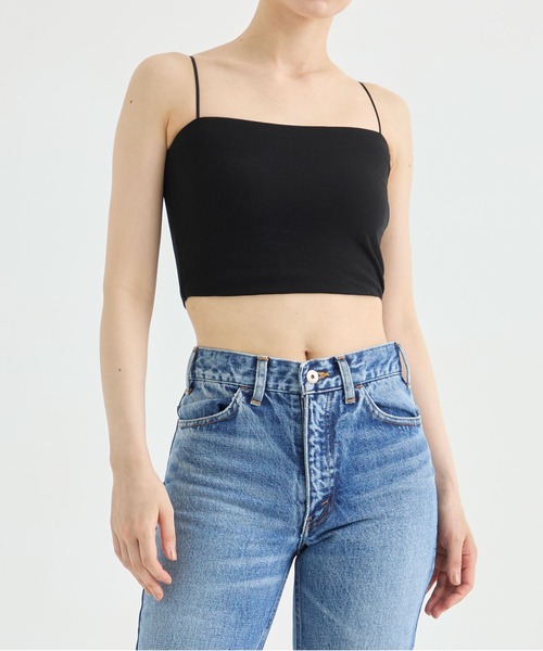 INSCRIRE(アンスクリア)の「【INSCRIRE/アンスクリア】Bra Top/ブラトップ/キャミソール(キャミソール・レディース・ホワイト/ブラック・M)」の2枚目の写真