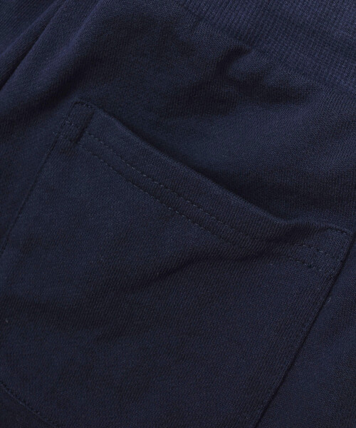 BeBe（ベベ）の「ミニウラケサガラ刺しゅうロゴハーフパンツ(80~150cm)（スウェットパンツ・キッズ・グレー/ネイビー・90cm/140cm/150cm/110cm/100cm/120cm/130cm/80ｃｍ）」の5枚目の写真