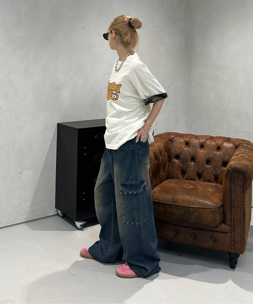 sedacle(セダクル)の「2way迷彩TEE(Tシャツ/カットソー・メンズ・カーキ/アイボリー・SMALL/MEDIUM/LARGE)」の7枚目の写真