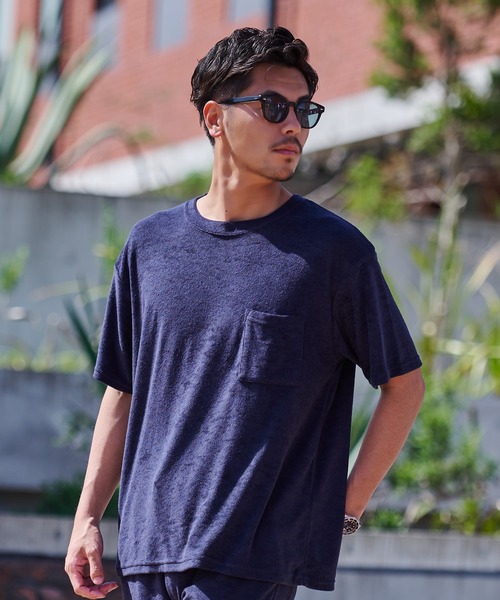 SILVER BULLET（シルバーバレット）の「『CavariA/キャバリア』接触冷感パイル半袖Tシャツ（Tシャツ/カットソー・メンズ・ピンク/ネイビー/ベージュ/ブラック/オフホワイト・XL/L/M）」の20枚目の写真