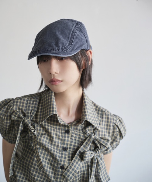 UNE MANSION（ユヌマンション）の「[サイズ調節可能] ビンテージハンチングキャップ（ハンチング/ベレー帽・レディース・ブラック/レッド/ベージュ/ネイビー・ONE SIZE）」の19枚目の写真