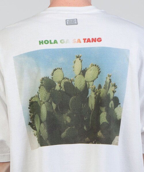 TANGTANG（タンタン）の「TANG TANG KYOKAIMAE，SABOPPESO PHOTO Tシャツ（Tシャツ/カットソー・メンズ・ホワイト系その他・L/XL）」の2枚目の写真