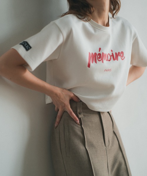 RANCLIC（ランクリック）の「memoire logo miniT【RC】（Tシャツ/カットソー・レディース・ブラック/レッド・FREE）」の11枚目の写真