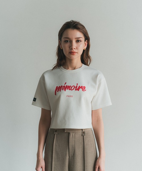 RANCLIC（ランクリック）の「memoire logo miniT【RC】（Tシャツ/カットソー・レディース・ブラック/レッド・FREE）」の16枚目の写真