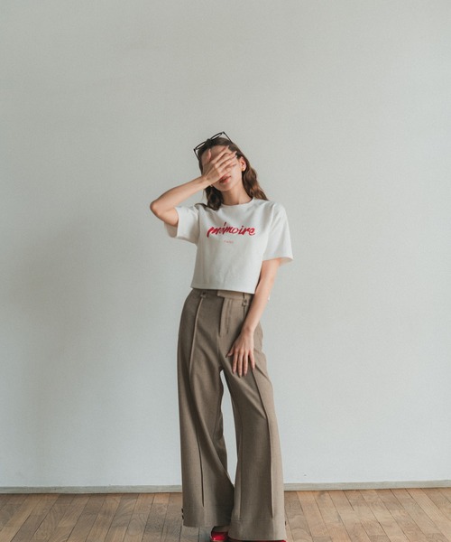 RANCLIC（ランクリック）の「memoire logo miniT【RC】（Tシャツ/カットソー・レディース・ブラック/レッド・FREE）」の12枚目の写真