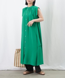 LUCA/LADY LUCK LUCA | LC/LLL ストライプワンピース / サイドスリットノースリシャツワンピース(シャツワンピース)