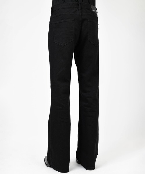 LAD MUSICIAN(ラッドミュージシャン)の「STRETCH DENIM SLIM FLARE PANTS(デニムパンツ・メンズ・ブラック・46/44/42)」の7枚目の写真