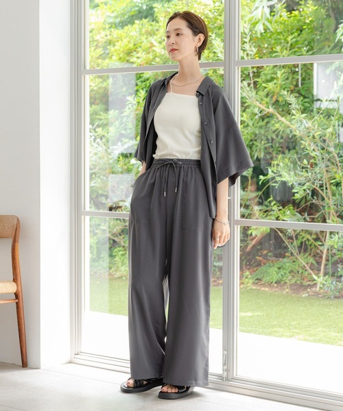 LEPSIM（レプシィム）の「マルチメリットカルゼ5分袖シャツ 124076